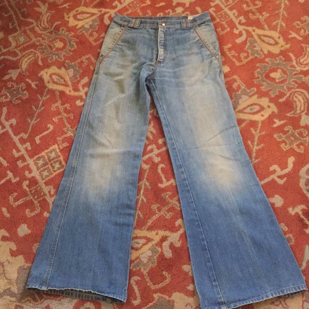 Vintage high waisted bell bottoms